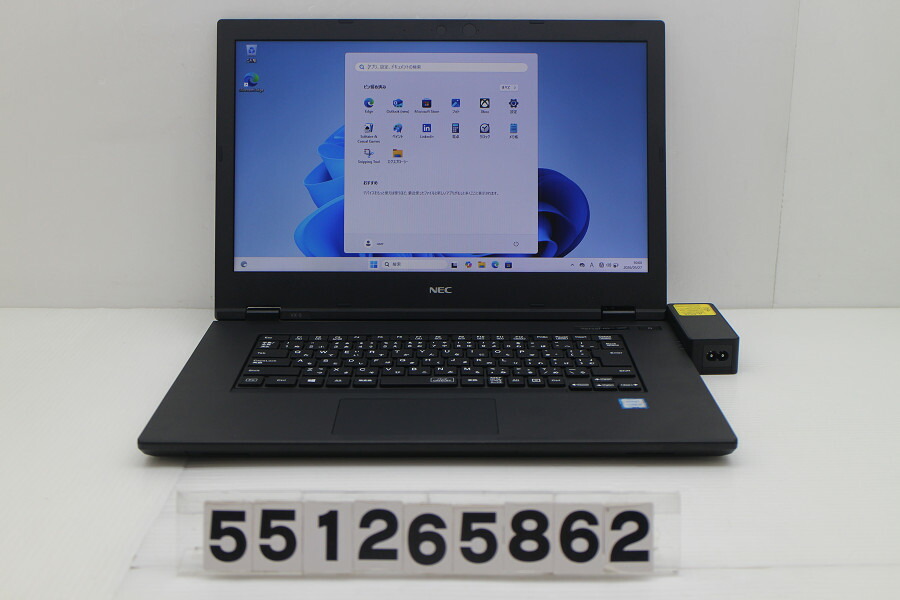 NEC マイコン-VKT16XZG5 Core i5 8265U 1.6GHz/8GB/128GB(SSD)/Multi/15.6W/FWXGA(1366x768)/Win11【中古】【20260602】