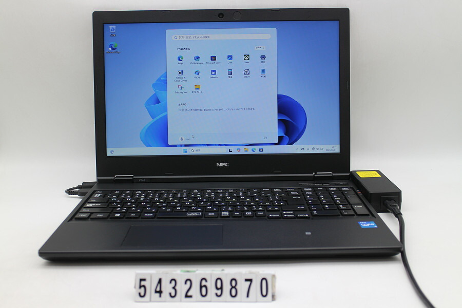 NEC パソコン-VKM44DZFB Core i5 1145G7 2.6GHz/8GB/256GB(SSD)/15.6W/FWXGA(1366x768)/Win11【中古】【20260604】
