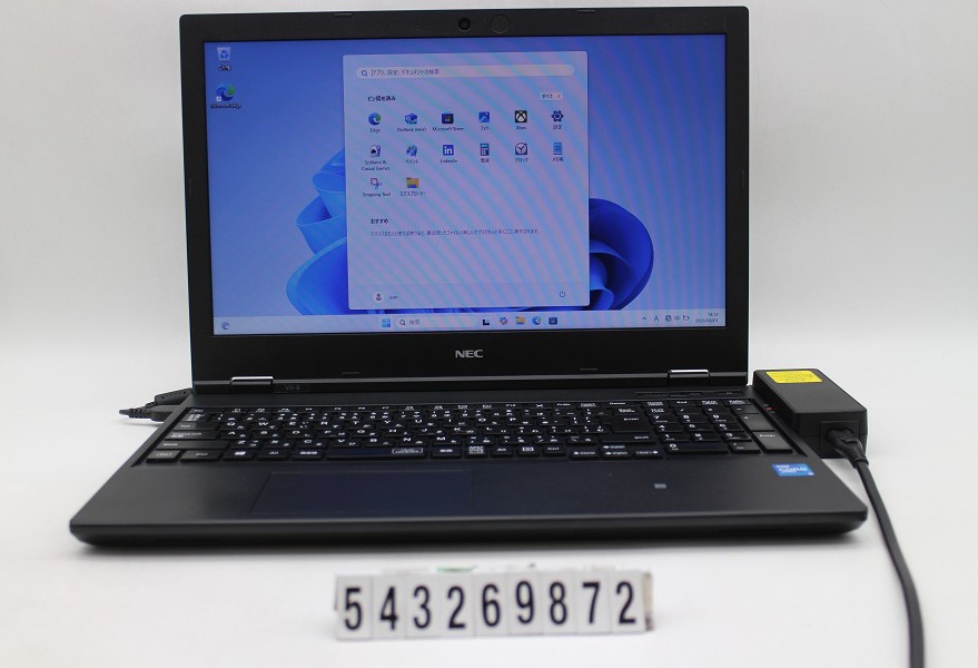 NEC パソコン-VKM44DZFB Core i5 1145G7 2.6GHz/8GB/256GB(SSD)/15.6W/FWXGA(1366x768)/Win11【中古】【20260604】