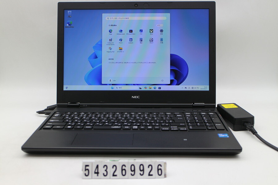 NEC パソコン-VKM44DZFB Core i5 1145G7 2.6GHz/8GB/256GB(SSD)/15.6W/FWXGA(1366x768)/Win11【中古】【20260604】