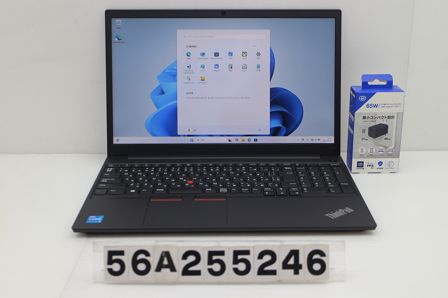 Lenovo ThinkPad E15 Gen2 Core i5 1135G7 2.4GHz/8GB/256GB(SSD)/15.6W/FHD(1920x1080)/Win11【中古】【20260616】｜PCコンフルプレミアム店