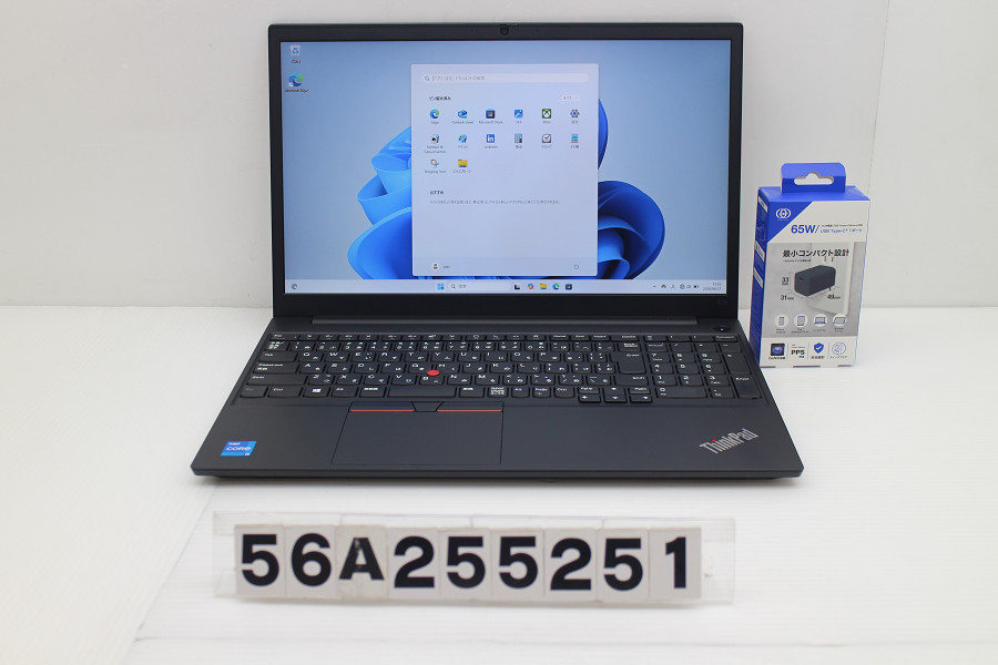 Lenovo ThinkPad E15 Gen2 Core i5 1135G7 2.4GHz/8GB/256GB(SSD)/15.6W/FHD(1920x1080)/Win11【中古】【20260616】｜PCコンフルプレミアム店