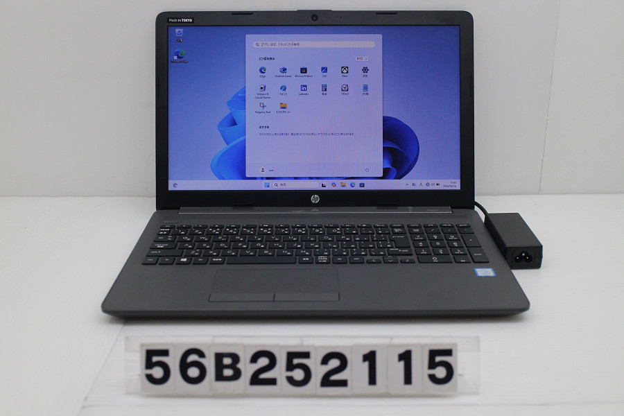 hp 250 G7 Core i5 8265U 1.6GHz/8GB/256GB(SSD)/Multi/15.6W/FWXGA(1366x768)/Win11【中古】【20260618】｜PCコンフルプレミアム店