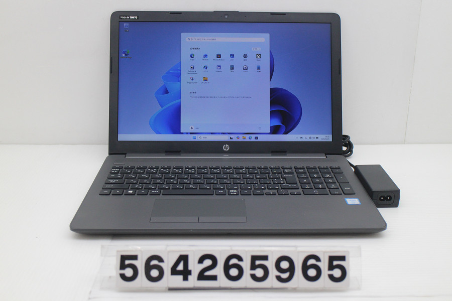 hp 250 G7 Core i5 8265U 1.6GHz/8GB/256GB(SSD)/Multi/15.6W/FHD(1920x1080)/Win11【中古】【20260630】｜PCコンフルプレミアム店