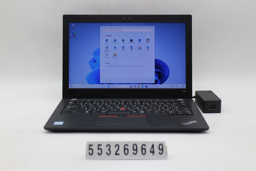 Lenovo ThinkPad X280 Core i3 8130U 2.2GHz/8GB/256GB(SSD)/12.5W/FWXGA(1366x768)/Win11【中古】【20260716】｜PCコンフルプレミアム店