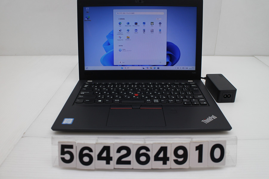 Lenovo ThinkPad X280 Core i5 8250U 1.6GHz/8GB/256GB(SSD)/12.5W/FWXGA(1366x768)/Win11【中古】【20260716】｜PCコンフルプレミアム店