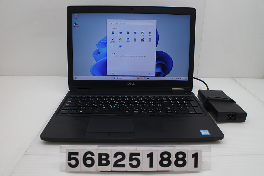 DELL Precision 3530 Core i7 8750H 2.2GHz/16GB/256GB(SSD)/15.6W/FHD(1920x1080)/Win11/NVIDIA Quadro P600【中古】【20260722】|PCコンフルプレミアム店