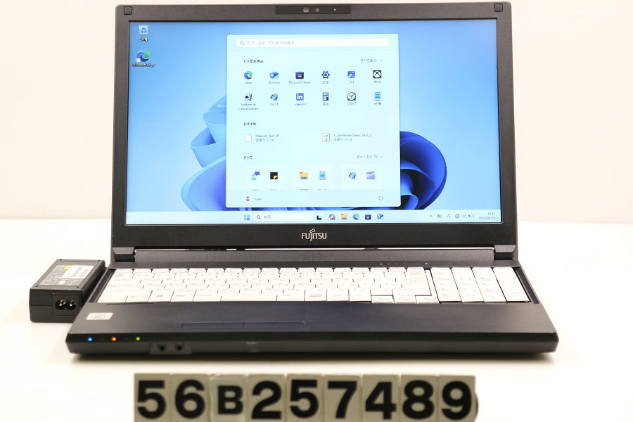 富士通 LIFEBOOK A5510/DX Core i5 10210U 1.6GHz/8GB/256GB(SSD)/ヴィデオディスク/15.6W/FWXGA(1366x768)/Win11【中古】【20260318】