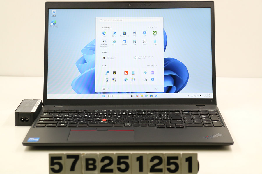 Lenovo ThinkPad L15 Gen3 Core i5 1235U 1.3GHz/8GB/256GB(SSD)/15.6W/FHD(1920x1080)/Win11【中古】【20260318】