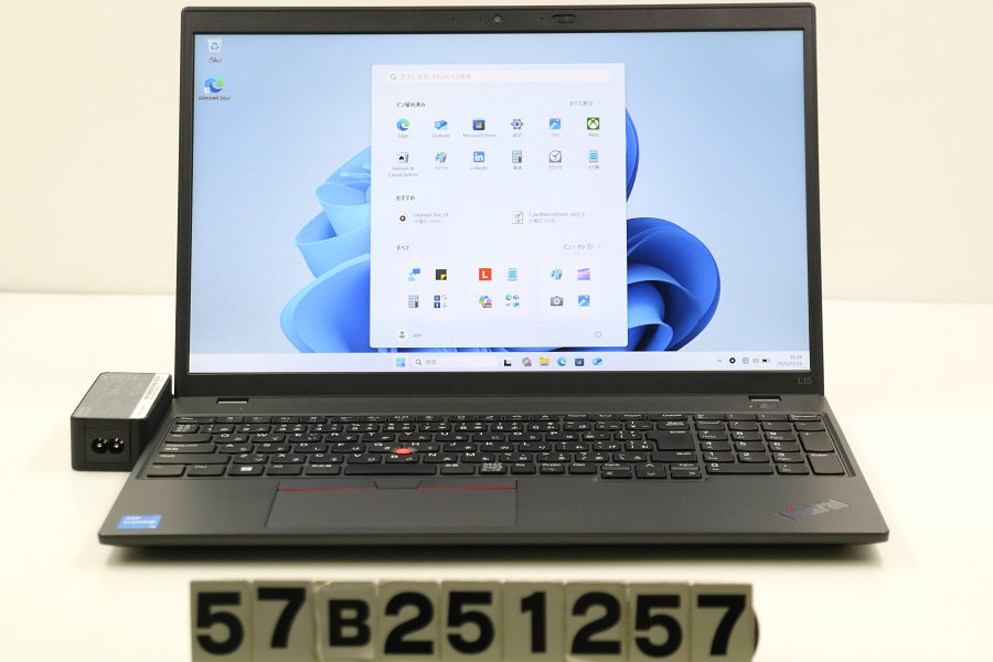 Lenovo ThinkPad L15 Gen3 Core i5 1235U 1.3GHz/8GB/256GB(SSD)/15.6W/FHD(1920x1080)/Win11【中古】【20260318】