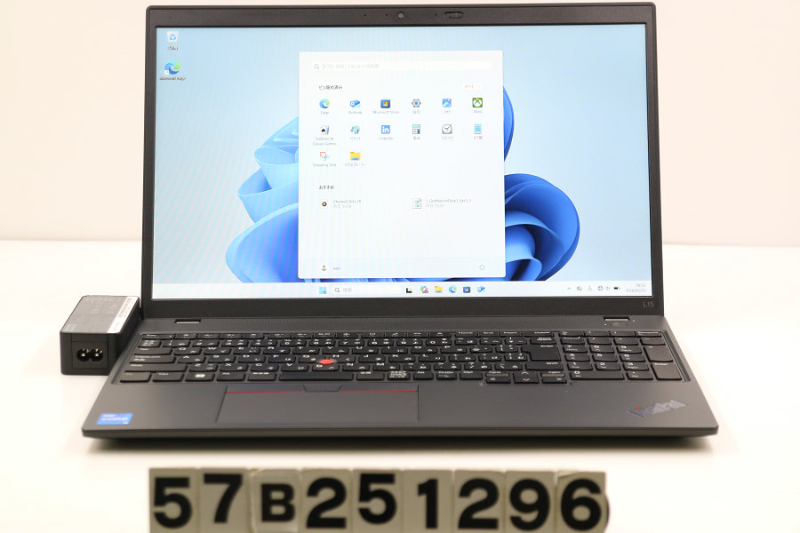 Lenovo ThinkPad L15 Gen3 Core i5 1235U 1.3GHz/8GB/256GB(SSD)/15.6W/FHD(1920x1080)/Win11【中古】【20260318】