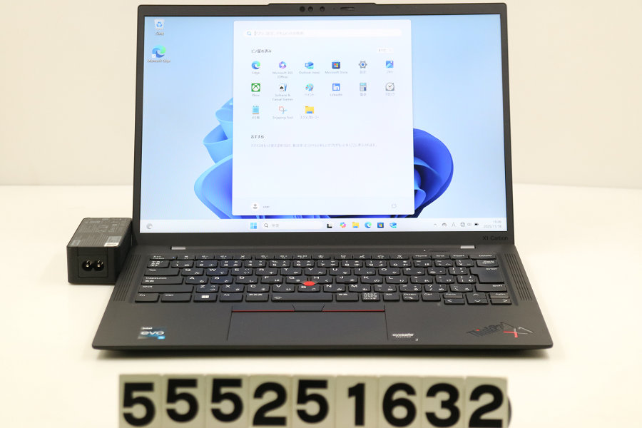 Lenovo ThinkPad X1 Carbon 10th Gen Core i5 1235U 1.3GHz/8GB/256GB(SSD)/13.3W/FHD(1920x1080)/Win11【中古】【20251119】|PCコンフルプレミアム店