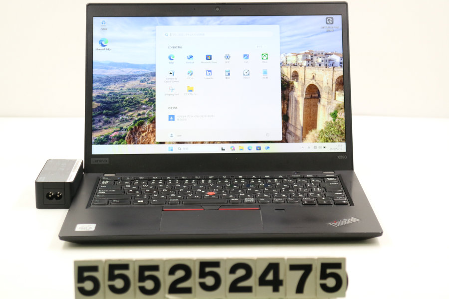 Lenovo ThinkPad X390 Core i5 10210U 1.6GHz/8GB/256GB(SSD)/13.3W/FHD(1920x1080)/Win11【中古】【20251217】 27,040円