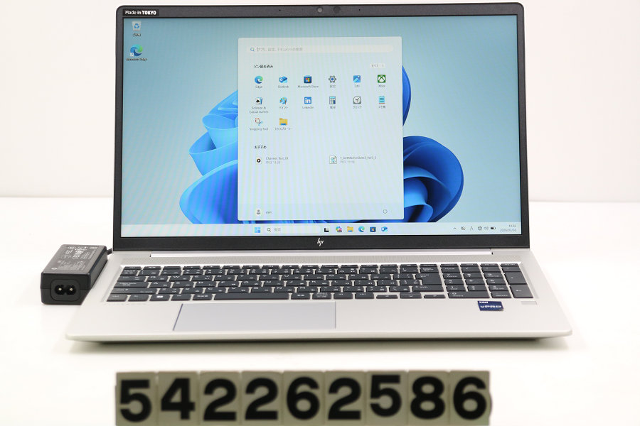 hp EliteBook 650 G9 Core i7 1265U 1.8GHz/16GB/512GB(SSD)/15.6W/FHD(1920x1080)/Win11【中古】【20260401】
