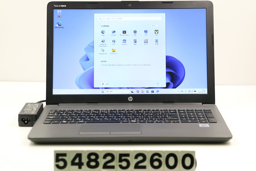 hp 250 G7 Core i5 1035G1 1GHz/8GB/256GB(SSD)/Multi/15.6W/FWXGA(1366x768)/Win11【中古】【20260108】