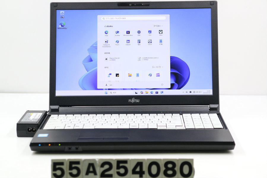 富士通 LIFEBOOK A579/BX Core i5 8265U 1.6GHz/8GB/256GB(SSD)/Multi/15.6W/FWXGA(1366x768)/Win11【中古】【20260401】 24,408円
