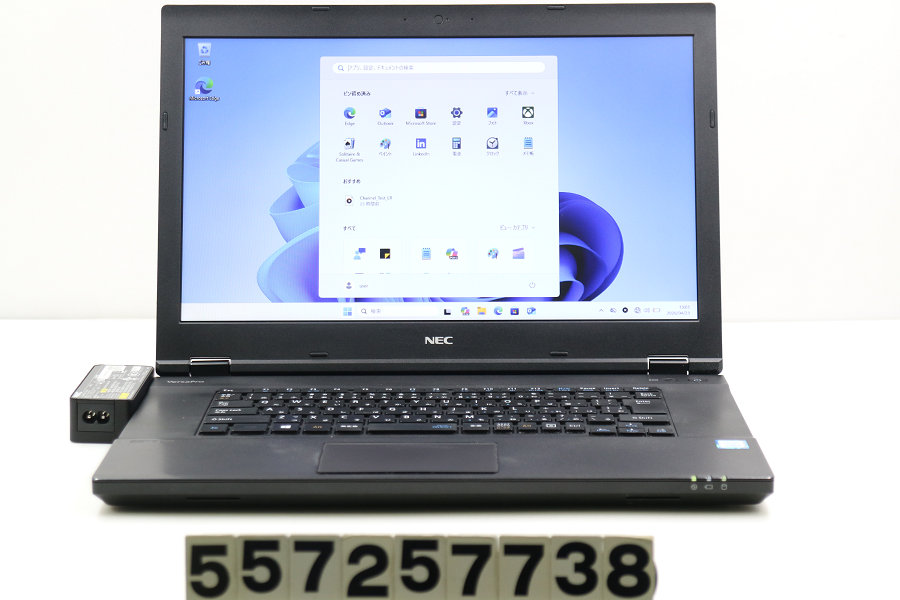 NEC マイコン-VKT16XZG4 Core i5 8250U 1.6GHz/8GB/256GB(SSD)/Multi/15.6W/FWXGA(1366x768)/RS232C/Win11【中古】【20260424】 パソコン・周辺機器-パソコン