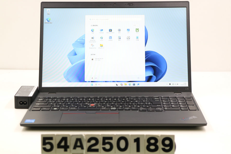 Lenovo ThinkPad L15 Gen3 Core i5 1235U 1.3GHz/8GB/256GB(SSD)/15.6W/FHD(1920x1080)/Win11【中古】【20260513】