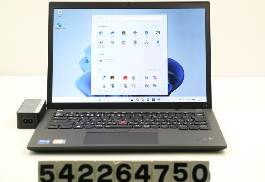 Lenovo ThinkPad X13 Gen2 Core i7 1165G7 2.8GHz/16GB/128GB(SSD)/13.3W/WUXGA(1920x1200)/Win11【中古】【20260508】