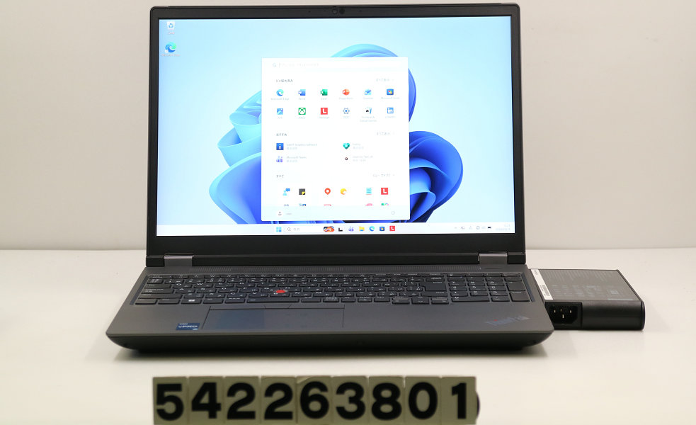 Lenovo ThinkPad P16 Gen1 Core i7 12850HX 2.1GHz/32GB/1024GB(SSD)/16W/WQUXGA(3840x2400)/Win11/NVIDIA RTXA5500(16GB)【中古】【20260520】