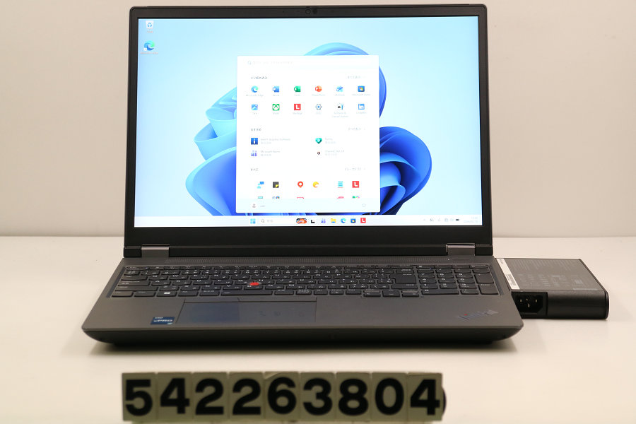 Lenovo ThinkPad P16 Gen1 Core i7 12850HX 2.1GHz/32GB/1024GB(SSD)/16W/WQUXGA(3840x2400)/Win11/NVIDIA RTXA5500(16GB)【中古】【20260520】