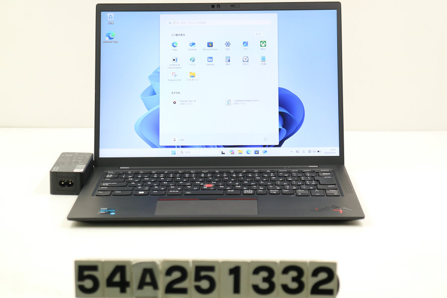 Lenovo ThinkPad X1 Carbon 9th Gen Core i5 1135G7 2.4GHz/8GB/256GB(SSD)/14W/WUXGA(1920x1200)/Win11【中古】【20260527】
