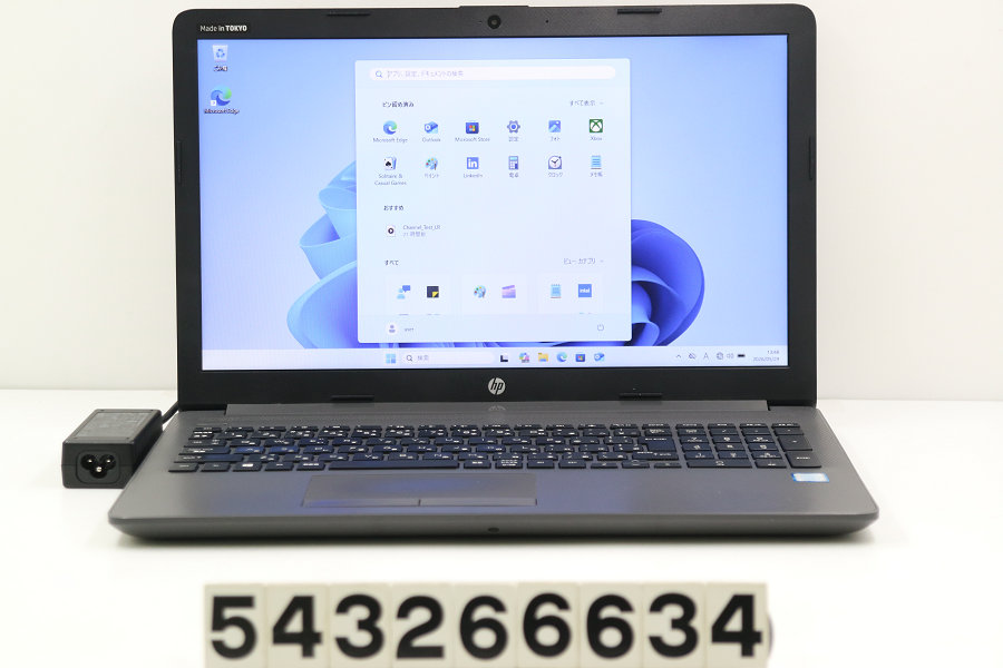 hp 250 G7 Core i5 8265U 1.6GHz/8GB/128GB(SSD)+500GB/Multi/15.6W/FWXGA(1366x768)/Win11【中古】【20260603】