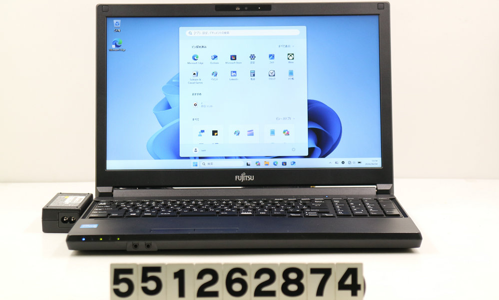 富士通 LIFEBOOK A5511/G Core i3 1125G4 2GHz/8GB/256GB(SSD)/ヴィデオディスク/15.6W/FWXGA(1366x768)/Win11【中古】【20260605】