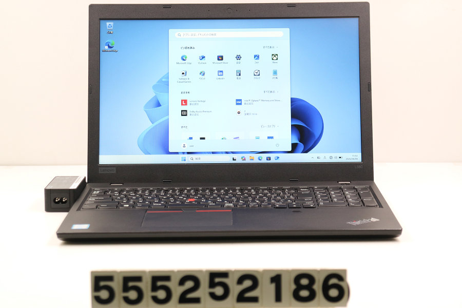 Lenovo ThinkPad L580 Core i5 8350U 1.7GHz/8GB/256GB(SSD)/15.6W/FWXGA(1366x768)/Win11【中古】【20260611】