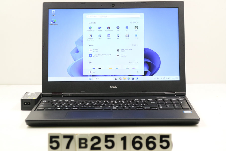NEC マイコン-VUT16FBGS3J7 Core i5 8265U 1.6GHz/8GB/256GB(SSD)/Multi/15.6W/FWXGA(1366x768)/Win11【中古】【20260605】