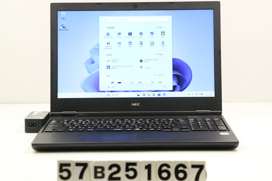 NEC マイコン-VUT16FBGS3J7 Core i5 8265U 1.6GHz/8GB/256GB(SSD)/Multi/15.6W/FWXGA(1366x768)/Win11【中古】【20260605】