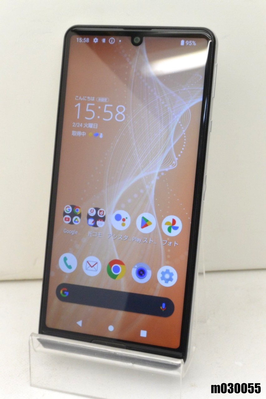 白ロム docomo SIMロック解除済 SHARP AQUOS Sense4 64GB Android12 シルバー SH-41A 初期化済 【m030055】【中古】【K20260224】