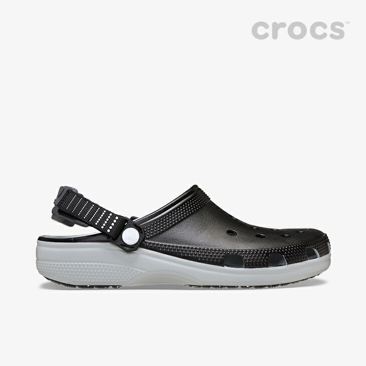 CROCS ダークグレー クロッグサンダル crocs クロックス crocband logo clog クロックバンドロゴ