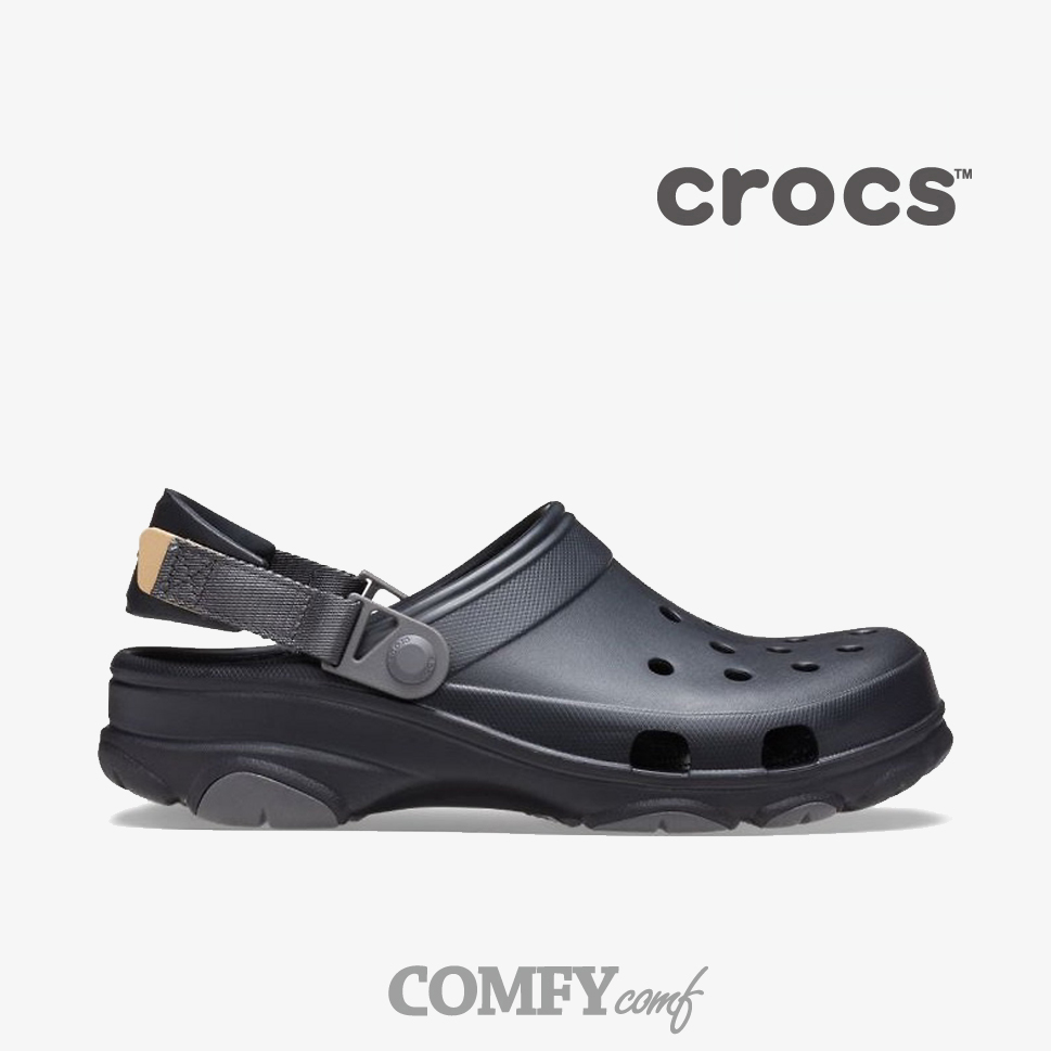 crocs all black