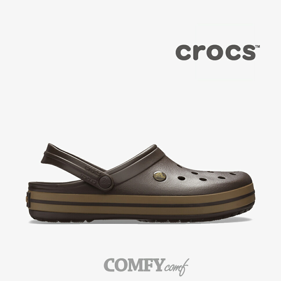 crocs crocband espresso khaki