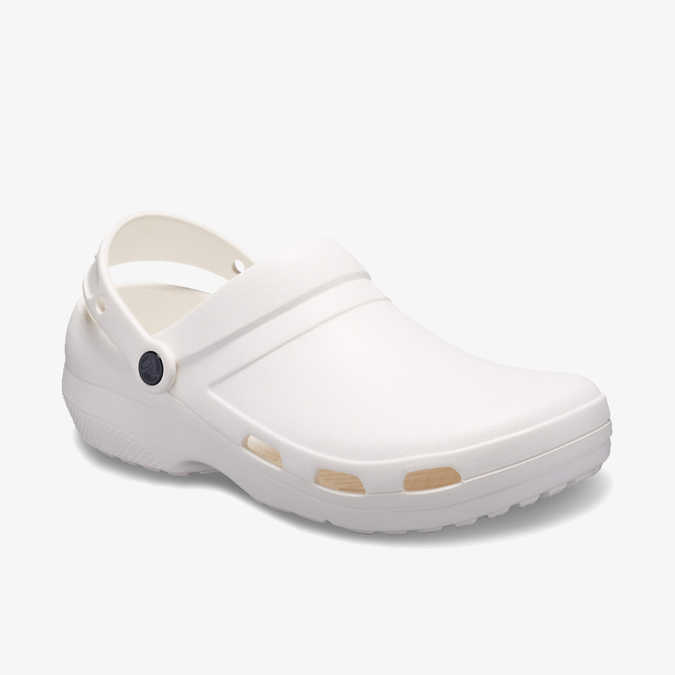 crocs nursing shoes white