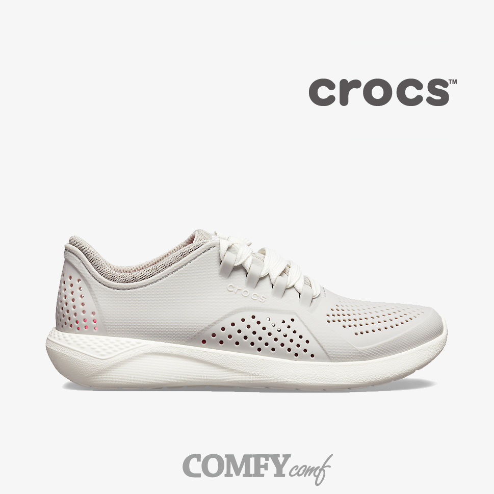 pearl white crocs