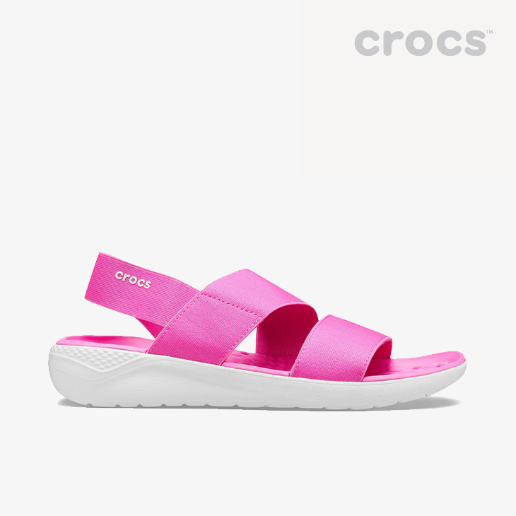 Sandal/Electric Pink Almost White 