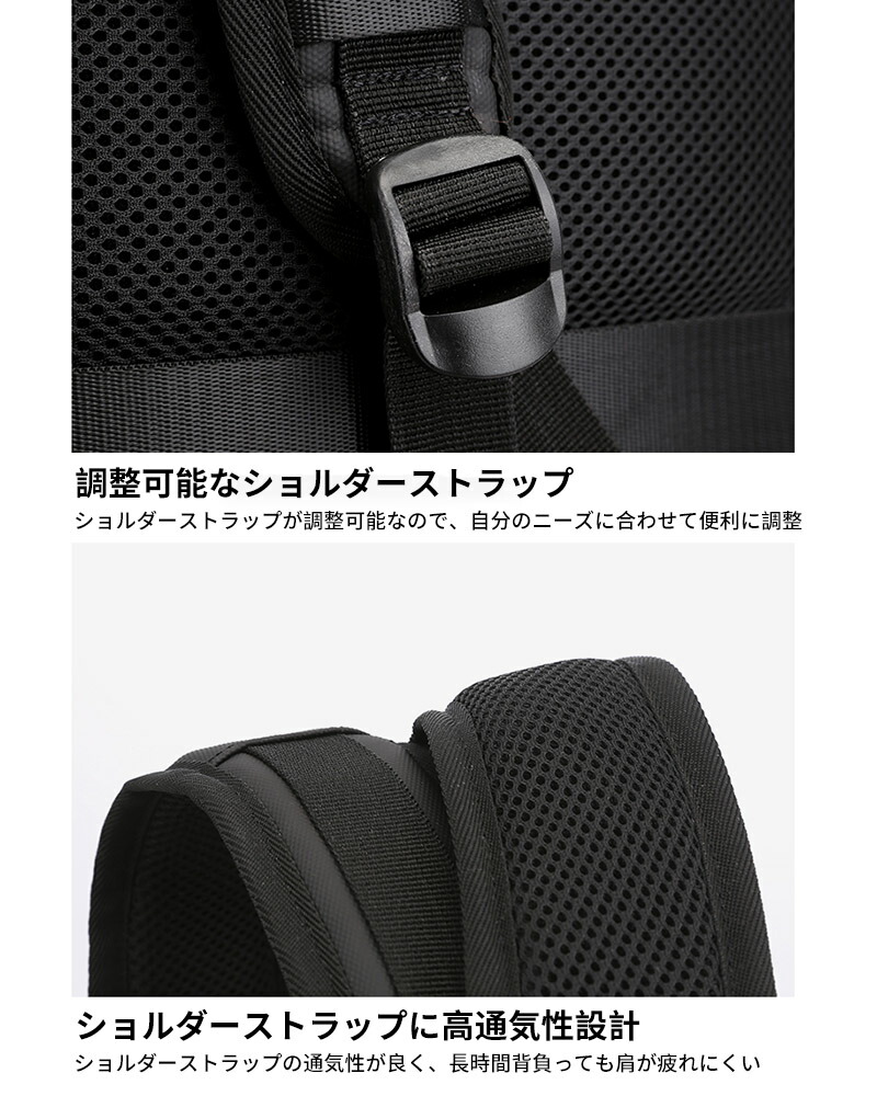ビジネスリュックカジュアルバックパックメンズリュック防水5層式収納大容量4wayUSB充電ポート15.6インチノートパソコンA4ラップトップバック多機能撥水加工耐衝撃通勤出張アウトドア旅行通学ブラック