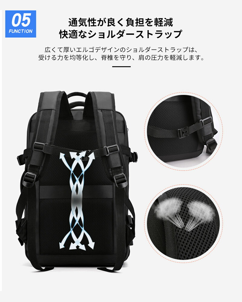 ビジネスリュックカジュアルバックパックメンズリュック防水5層式収納大容量4wayUSB充電ポート15.6インチノートパソコンA4ラップトップバック多機能撥水加工耐衝撃通勤出張アウトドア旅行通学ブラック