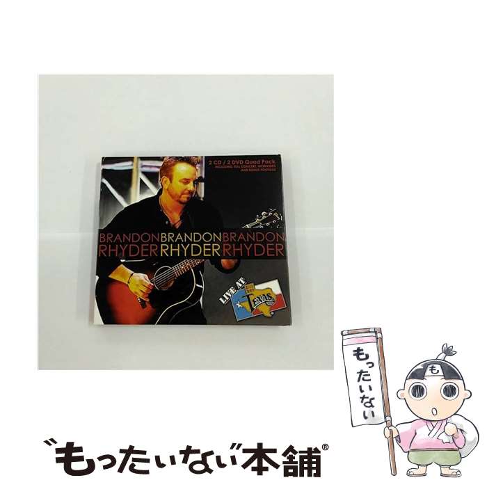【中古】 Brandon Rhyder / Live At Billy Bob's Texas / Brandon Rhyder, Pat Manske, Bob Wright / Smith Music Group [CD]【メール便送料無料】【最短翌日配達対応】｜もったいない本舗　店
