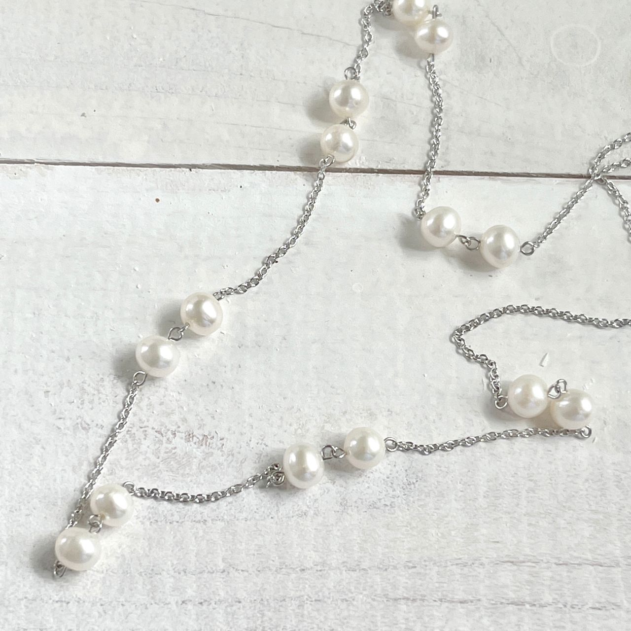 楽天市場】淡水パール ネックレス 4.5mm シャンク Lady Pearl 18金 K18