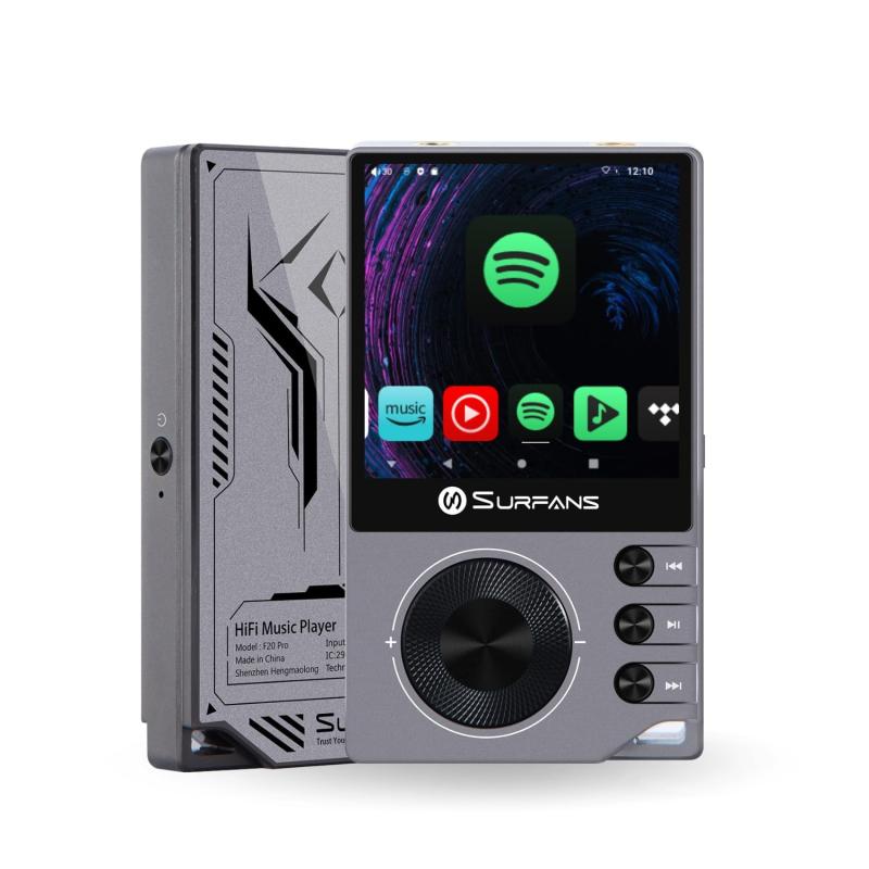 Surfans F20 Pro Android Hi-Res Music Player, Dual ESS9018 DAC,DSD512, Spotify \u0026amp; Tidal Support, 無線LAN \u0026amp; Bluetooth LDAC, 4