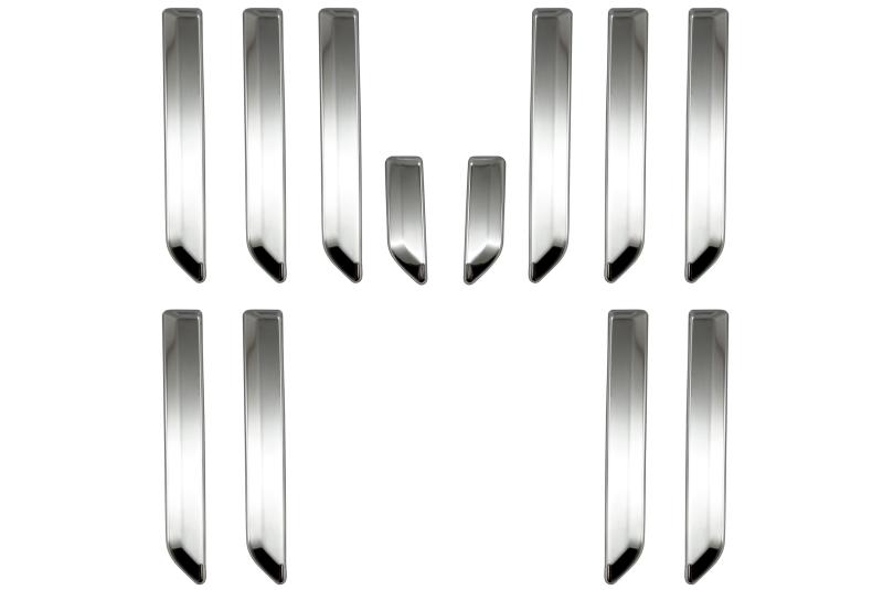 BRIGHTZ ソリオバンディット MAD7S 後期 超鏡面ステンレスメッキフロントグリルカバー 12PC 【 GRI&minus;COV&minus;M&minus;155 】 ソリオ バンディット MA MAD 7 7S｜コマンド