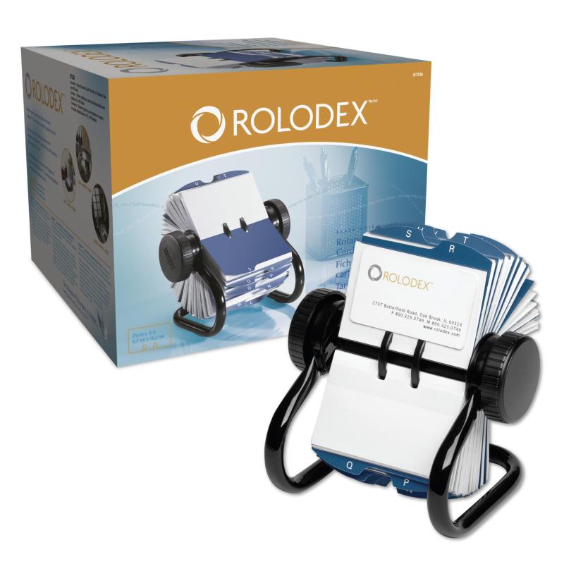 ROLODEX BUSINESS FILE BLACK 400CAP 67236 [並行輸入品]｜コマンド