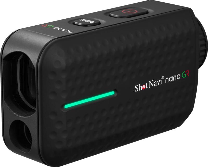 Shot Navi(ショットナビ) 軽量型 ゴルフ 距離計 レーザー距離測定器 LaserSniper nanoシリーズ/日本製 広視野ファインダー 6倍ズーム 高低差 Type-C充電式 専用ケース付き|コマンド