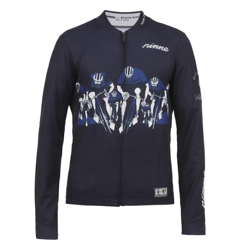 PEARL IZUMI(パールイズミ) サイクルウエア S623-BL リンネ ロングスリーブ ジャージ カラー: 1 ダークネービー｜コマンド