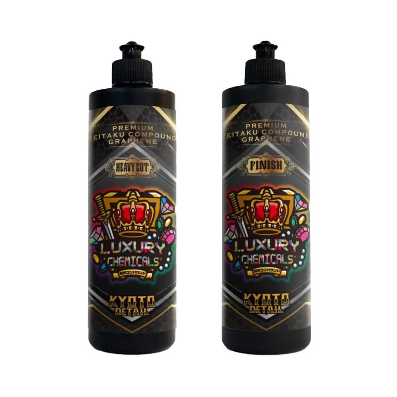 KYOTO DETAIL 贅沢コンパウンドグラフェン Heavy Cut 500ml & Finish Cut セット 500ml 研磨剤|コマンド