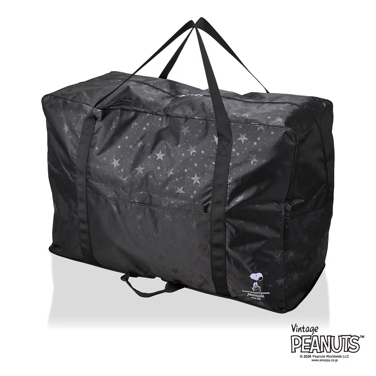 ☆店内全品対象15％OFFクーポン 4/23（木）9：59まで☆ 超大型折りたたみボストンバッグ スヌーピー 130L 0425 シフレ