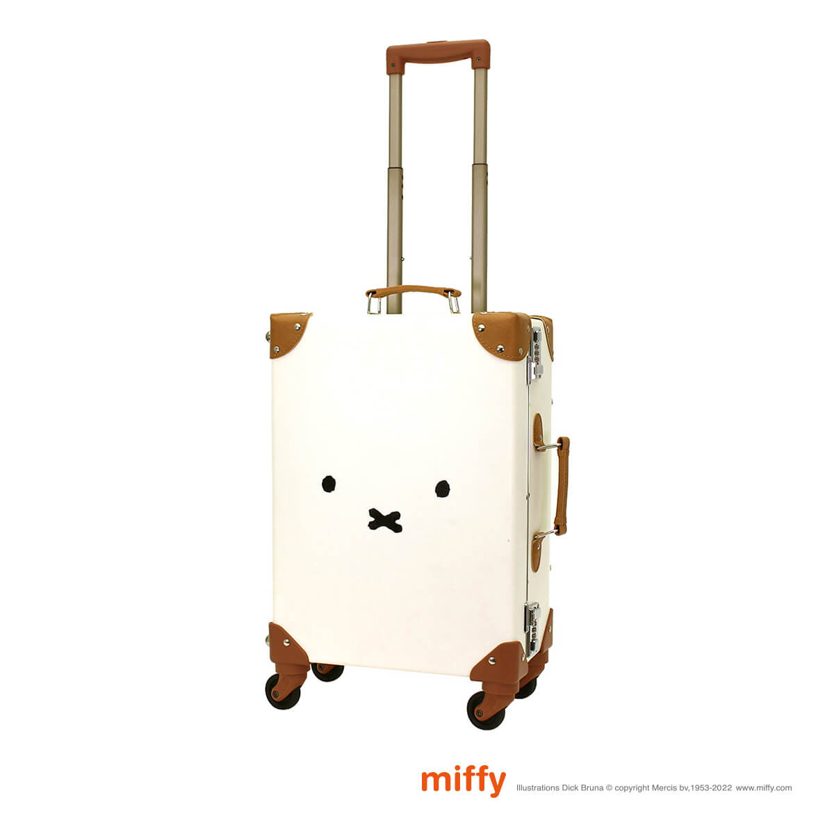 【最大20％OFFクーポン　4/16(木）9：59まで】miffy ミッフィー キャリートランク 機内持ち込み キャリーケース 旅行かばん スーツケース SSサイズ 小型 シフレ ハピタス HAP3110 44cm 23L